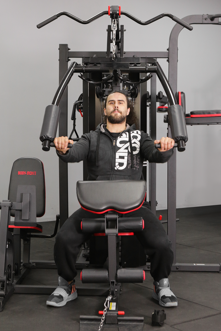 เครื่องออกกำลังกายในบ้าน Body Iron BHG9000 Ultimate 5-Station Multi-Home Gym Trainer