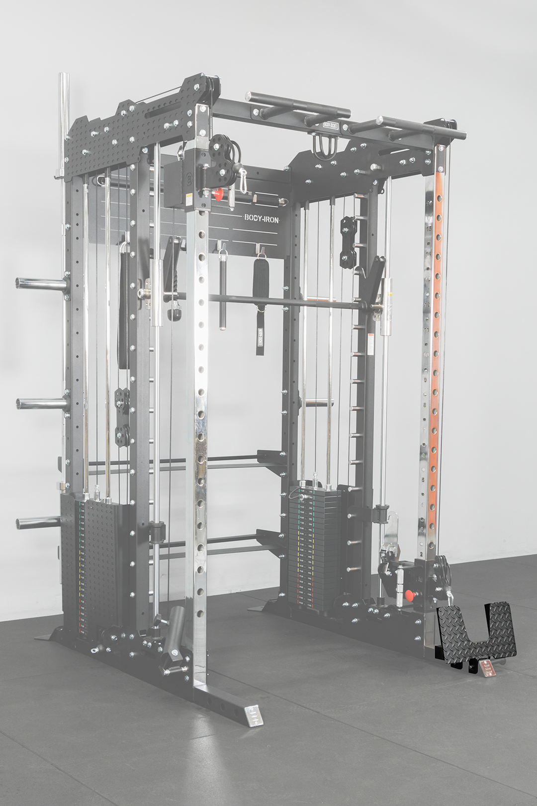 Body Iron Low Row Foot Plate Attachment (FT750)