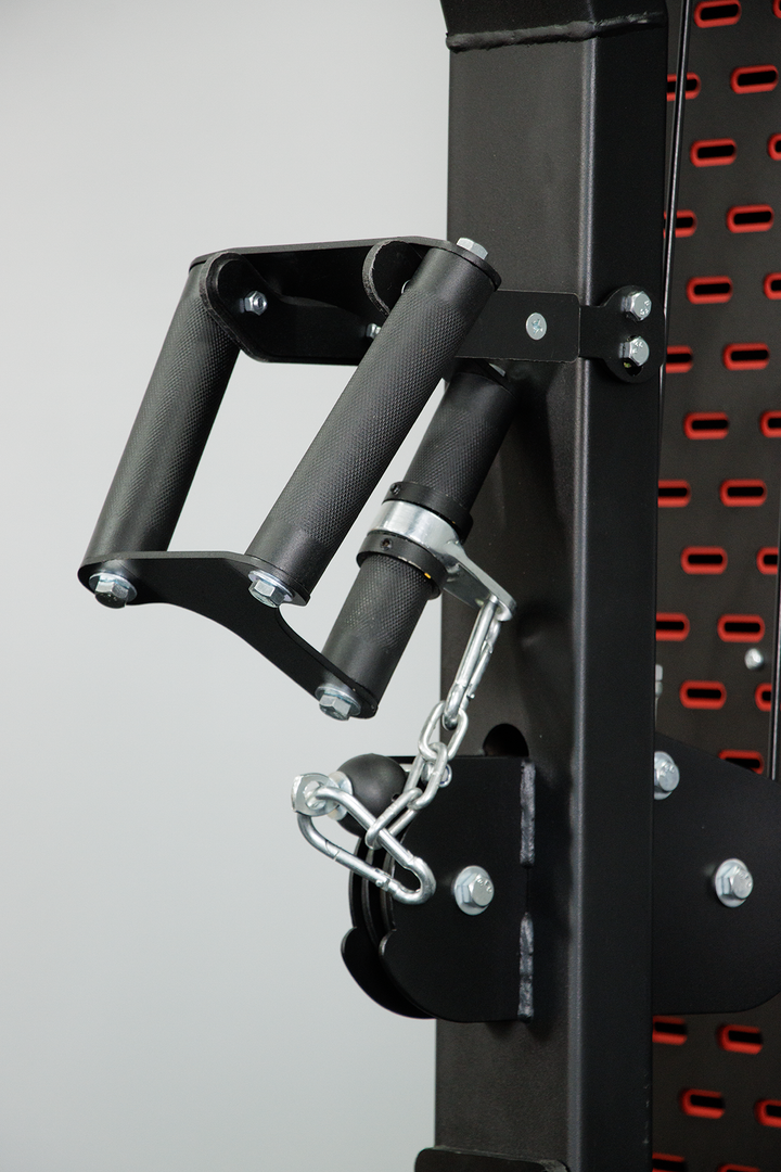 Body Iron Commercial Pro Elite Lat Pull Down / Low Row Machine