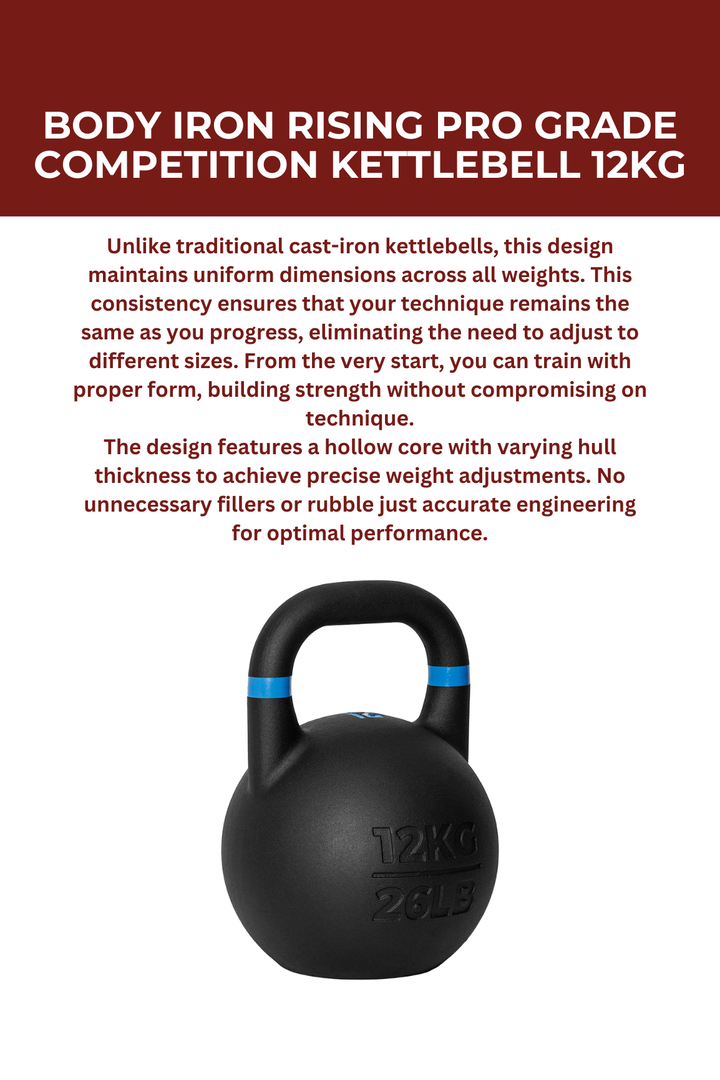 Body Iron Rising Pro Grade Competition Kettlebell 12kg