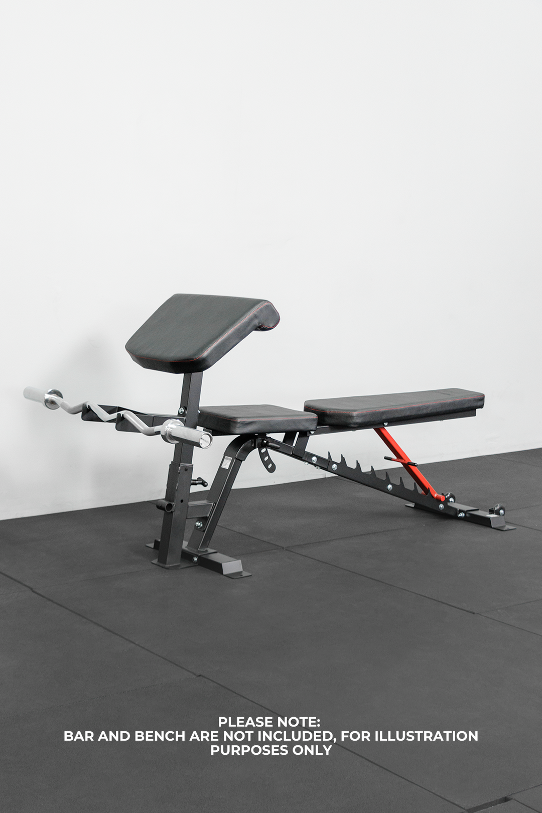 Body Iron Leg Curl & Preacher Attachment Set