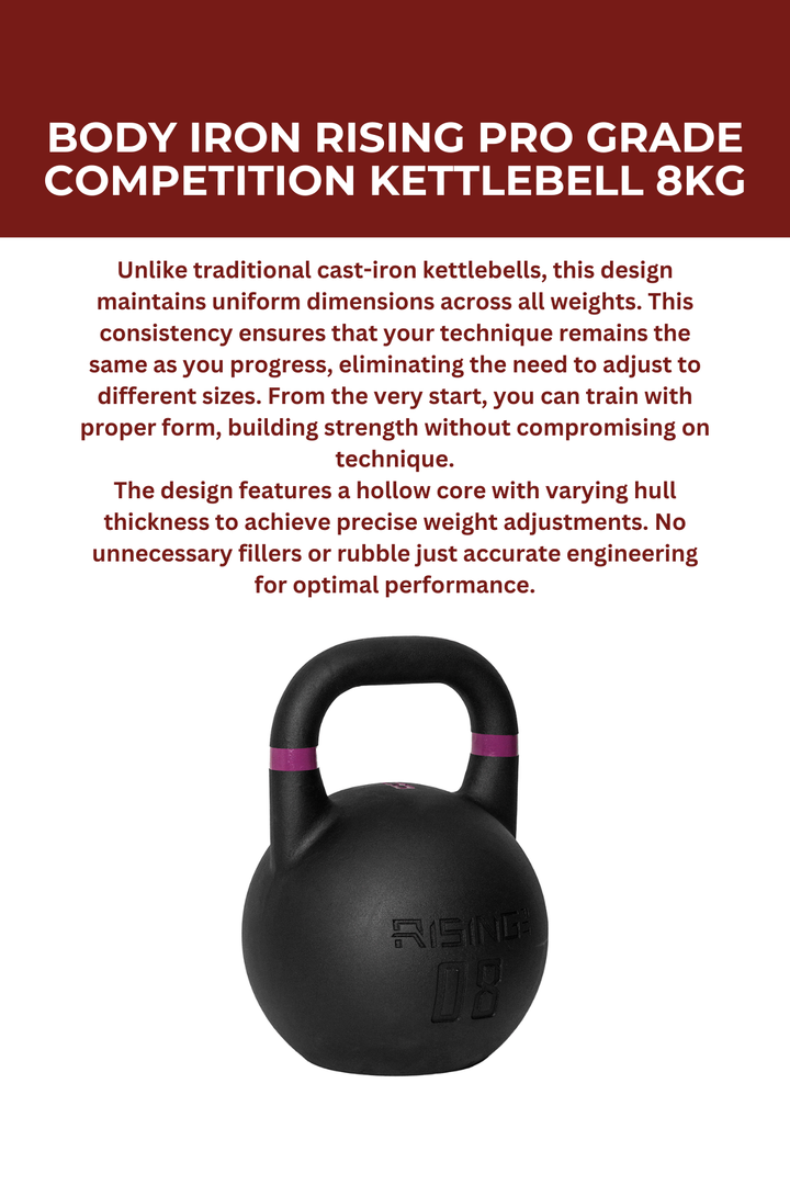 Body Iron Rising Pro Grade Competition Kettlebell 8kg