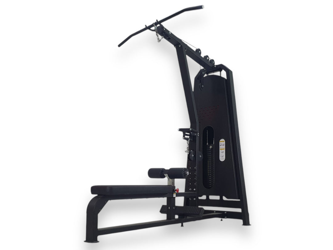 Body Iron Commercial Pro Elite Lat Pull Down / Low Row Machine