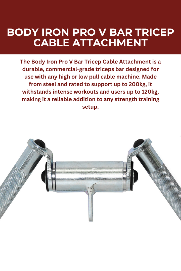 Body Iron Pro V bar Tricep Cable Attachment