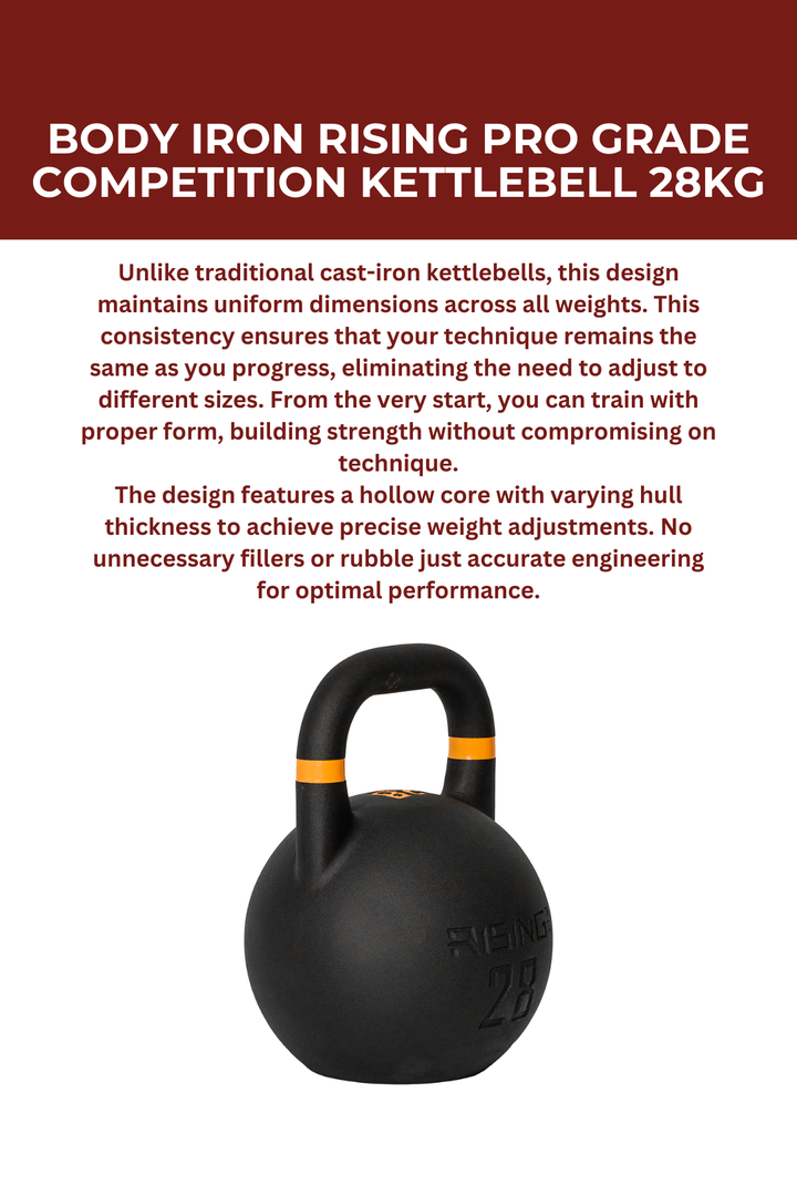 Body Iron Rising Pro Grade Competition Kettlebell 28kg