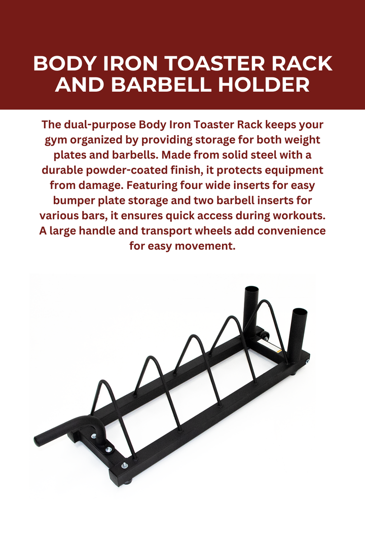 Body Iron Toaster Rack And Barbell Holder