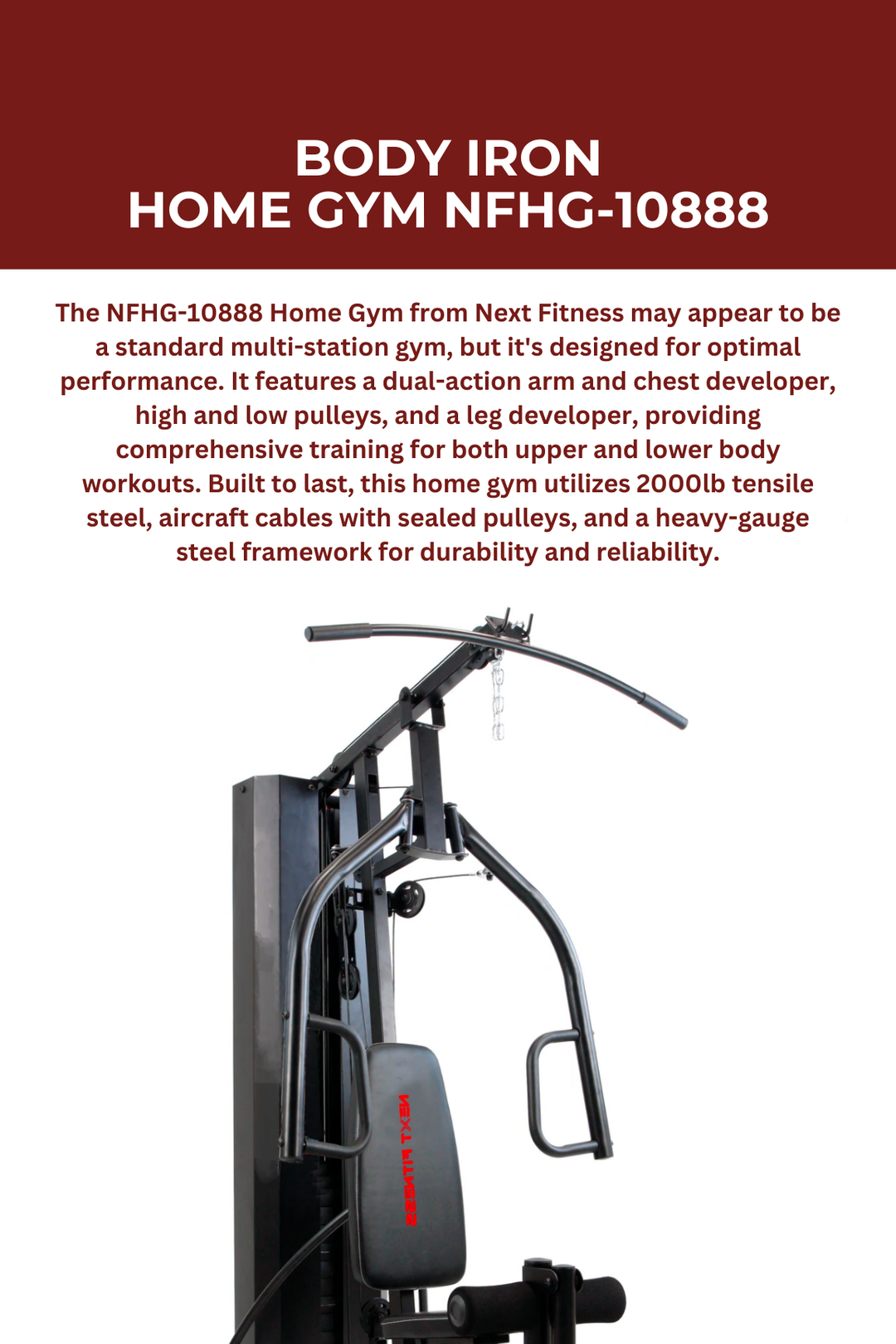 Body Iron Home Gym NFHG-10888