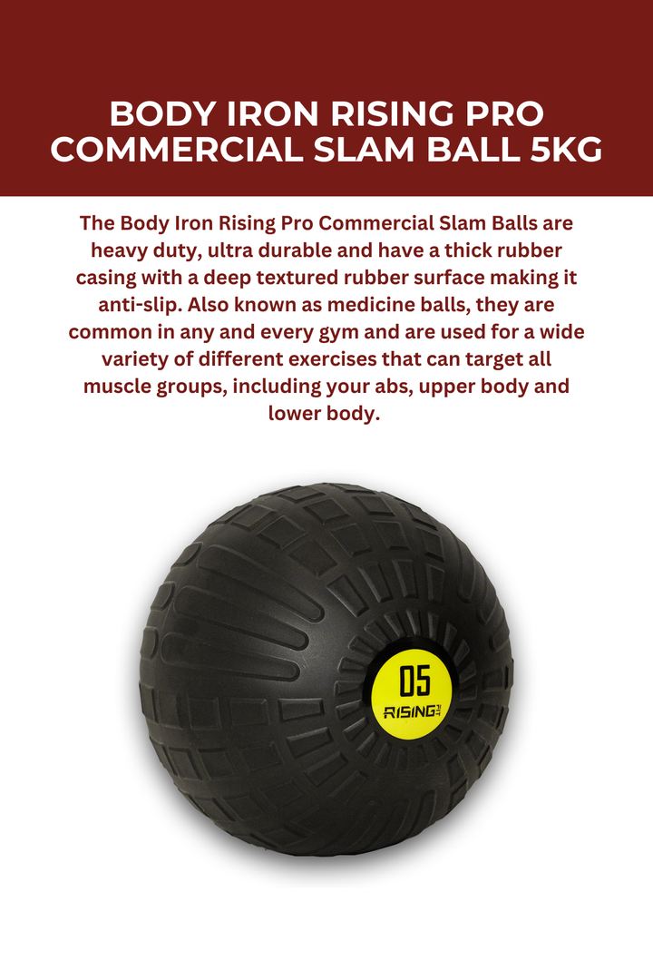 Body Iron Rising Pro Commercial Slam Ball 5kg