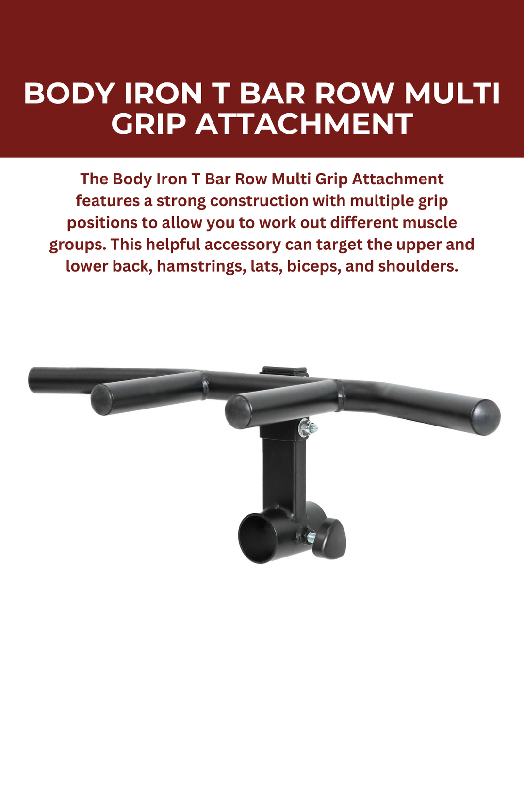 Body Iron T Bar Row Multi Grip Attachment