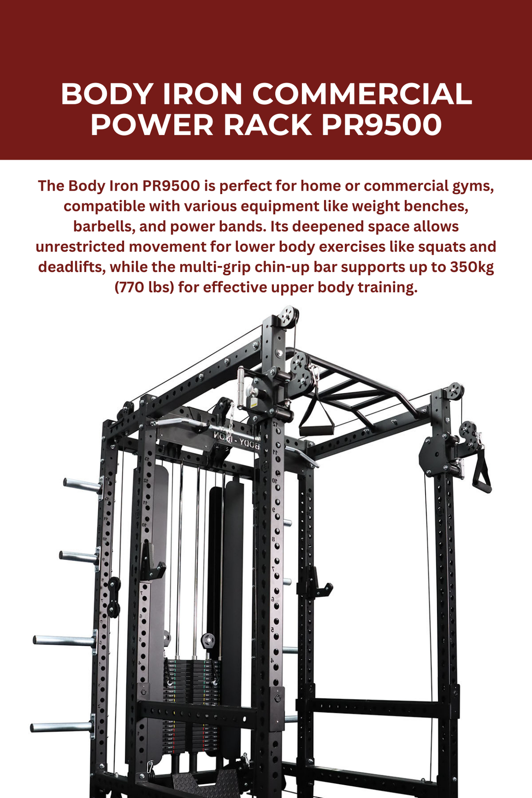Body Iron Commercial Power Rack PR9500