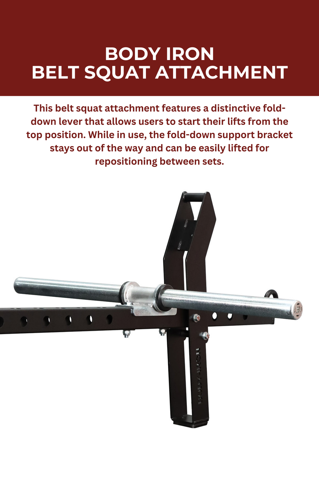Body Iron Belt Squat Attachment