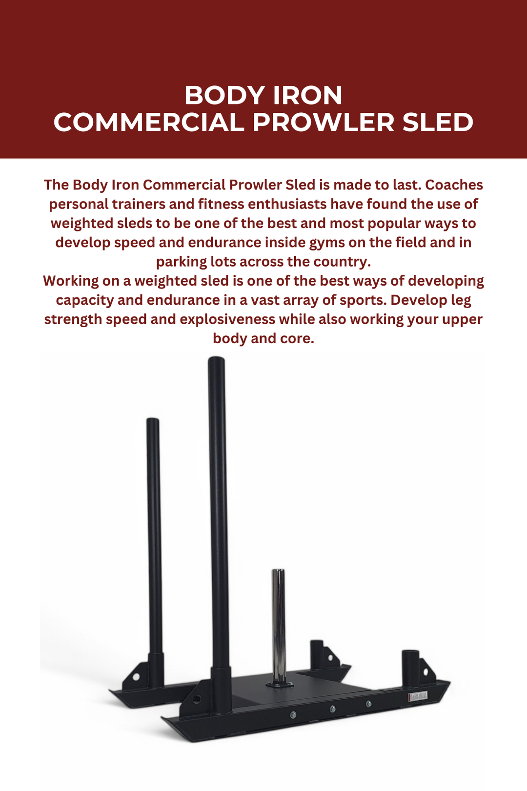 Body Iron Commercial Prowler Sled