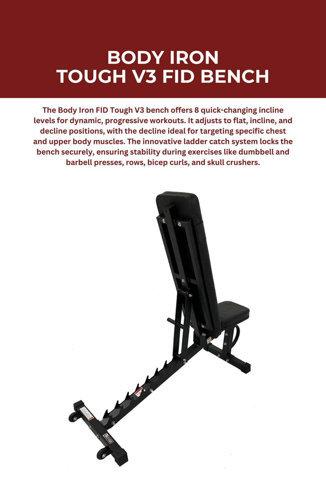 Body Iron Tough V3 FID Bench