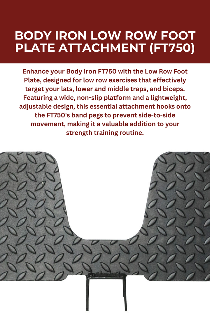 Body Iron Low Row Foot Plate Attachment (FT750)
