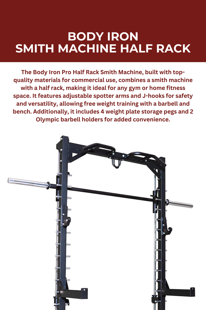 Body Iron Smith Machine Half Rack Set