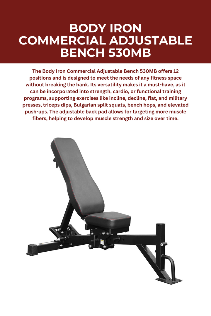 Body Iron Commercial Adjustable Bench 530MB