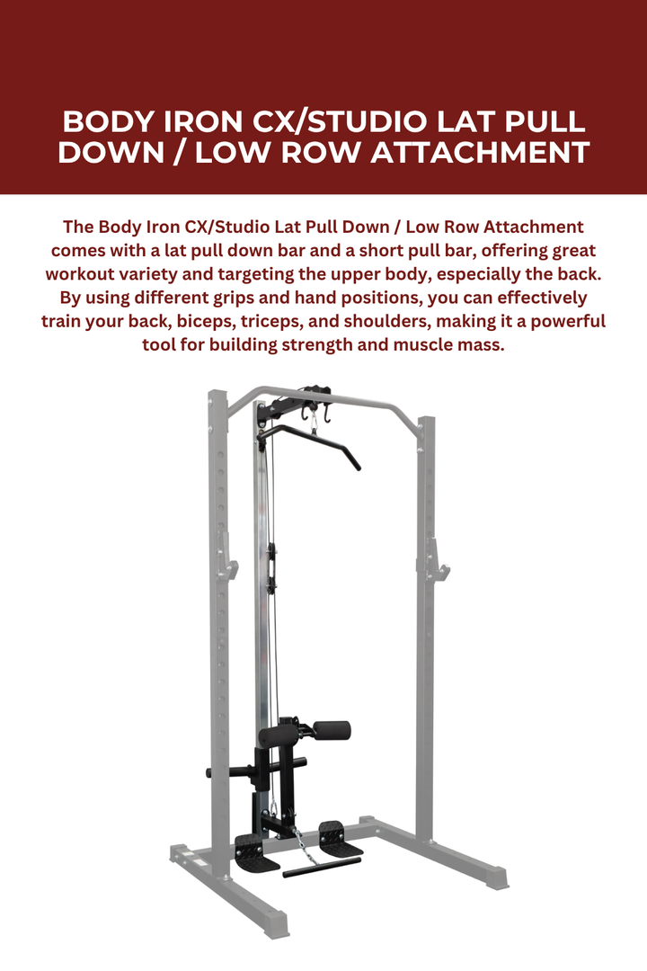 Body Iron CX/Studio Lat Pull Down / Low Row Attachment
