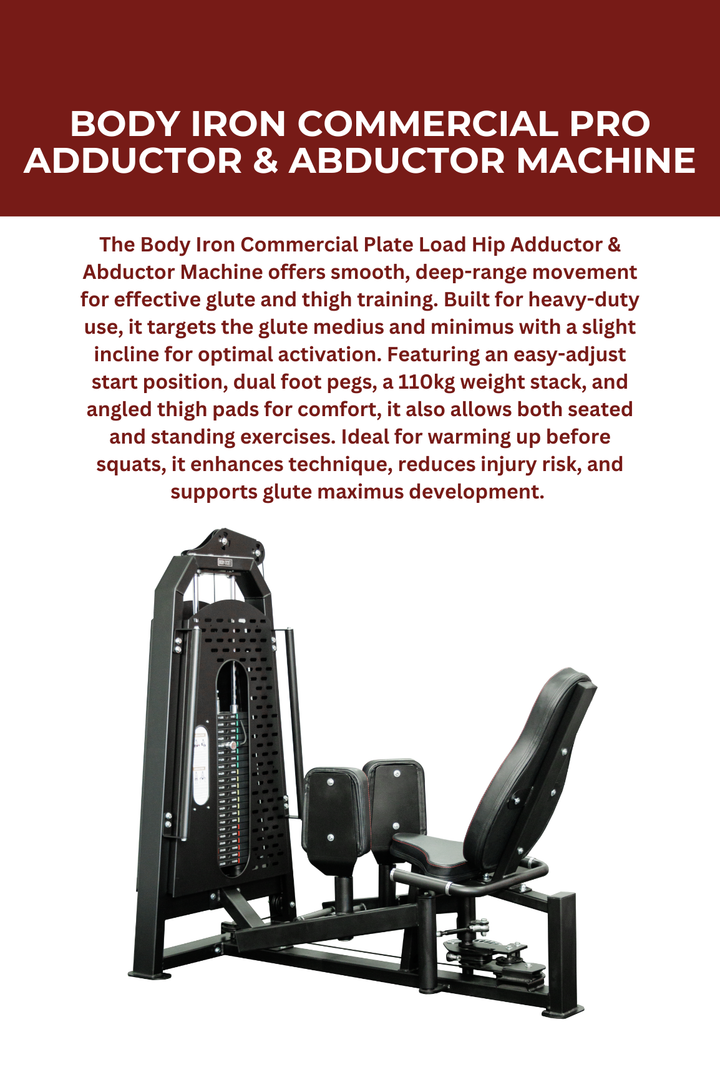 Body Iron Commercial Pro Adductor & Abductor Machine