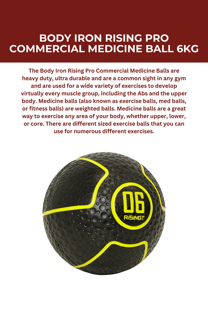 Body Iron Rising Pro Commercial Medicine Ball 6KG