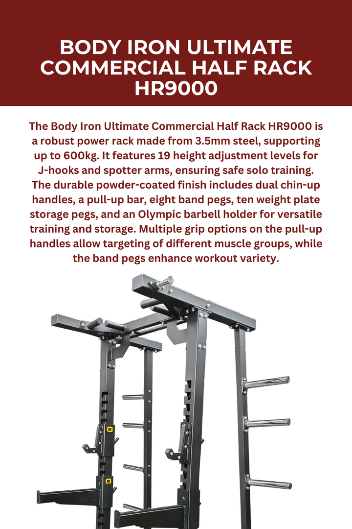 Body Iron Ultimate Commercial Half Rack HR9000