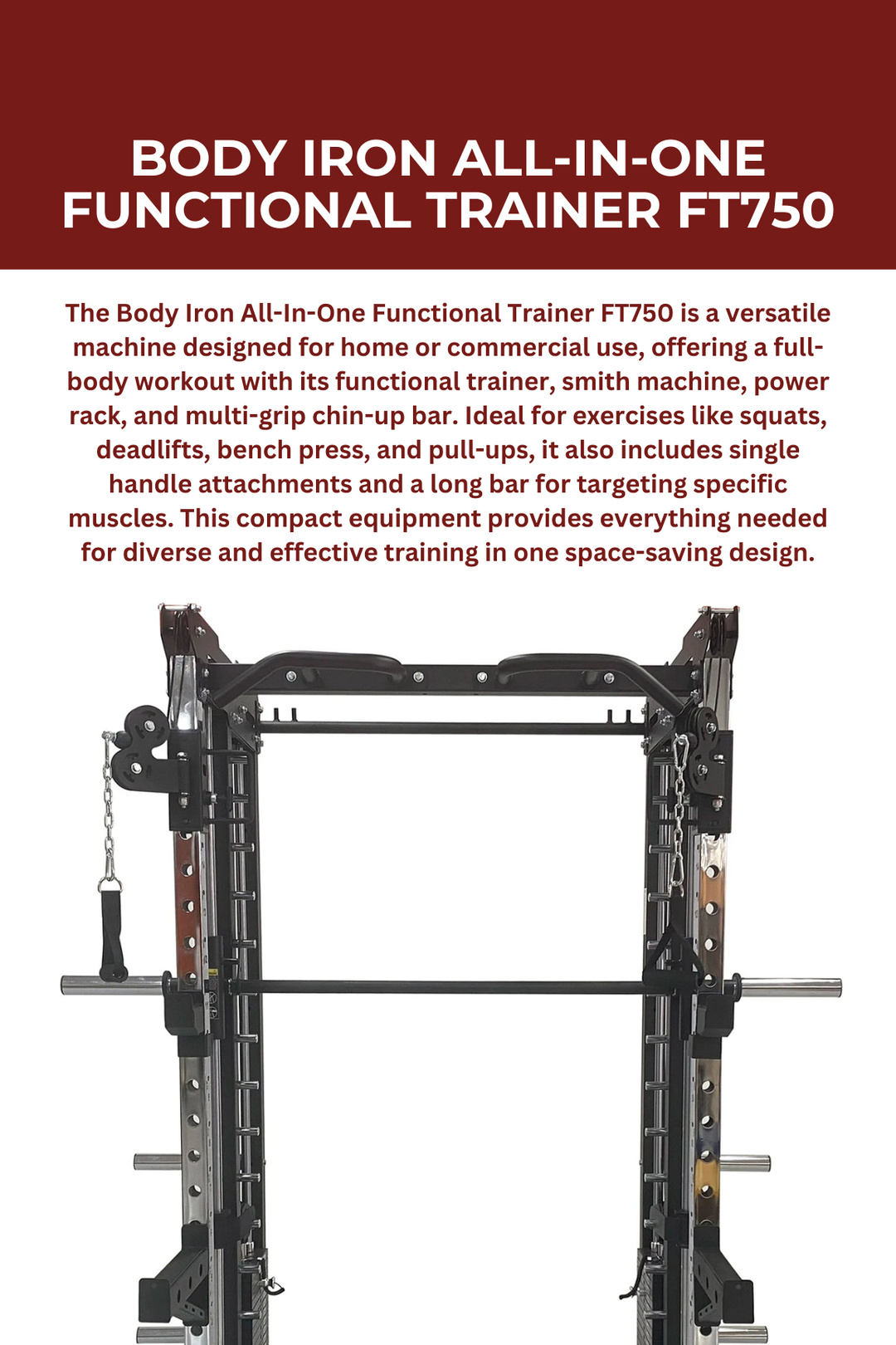 Body Iron All-In-One Functional Trainer FT750