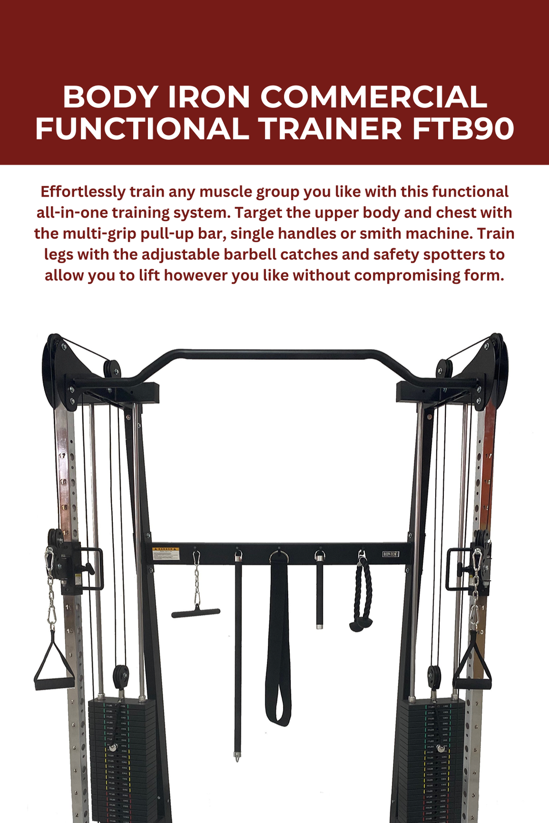 Body Iron Commercial Functional Trainer FTB90