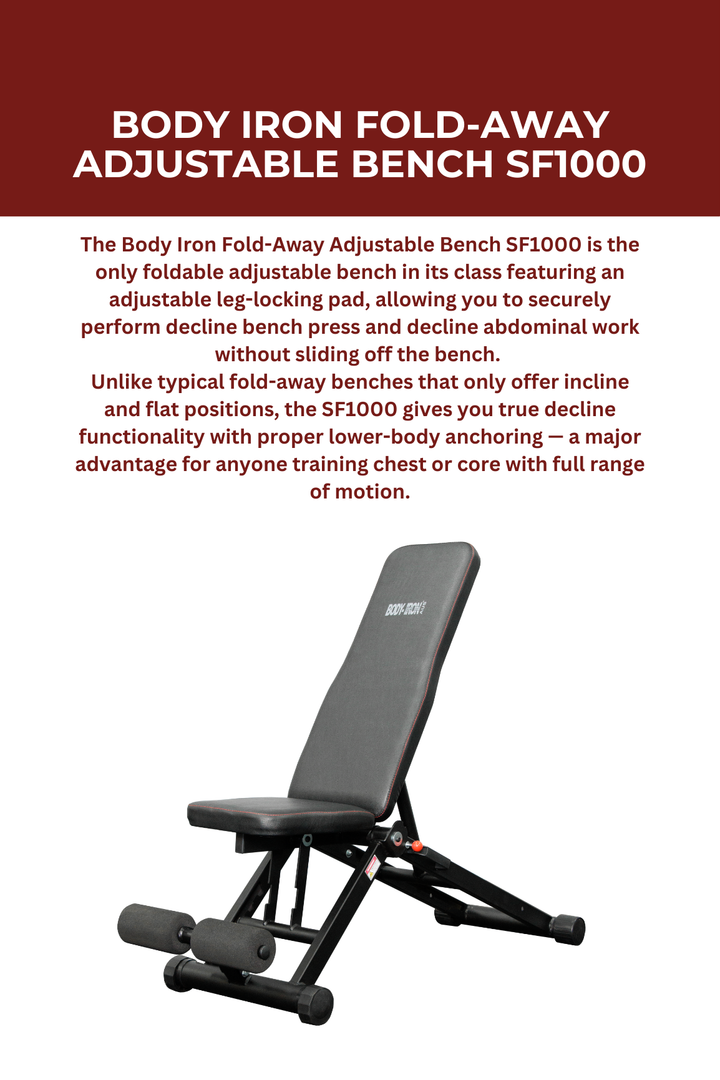 Body Iron Fold-Away Adjustable Bench SF1000