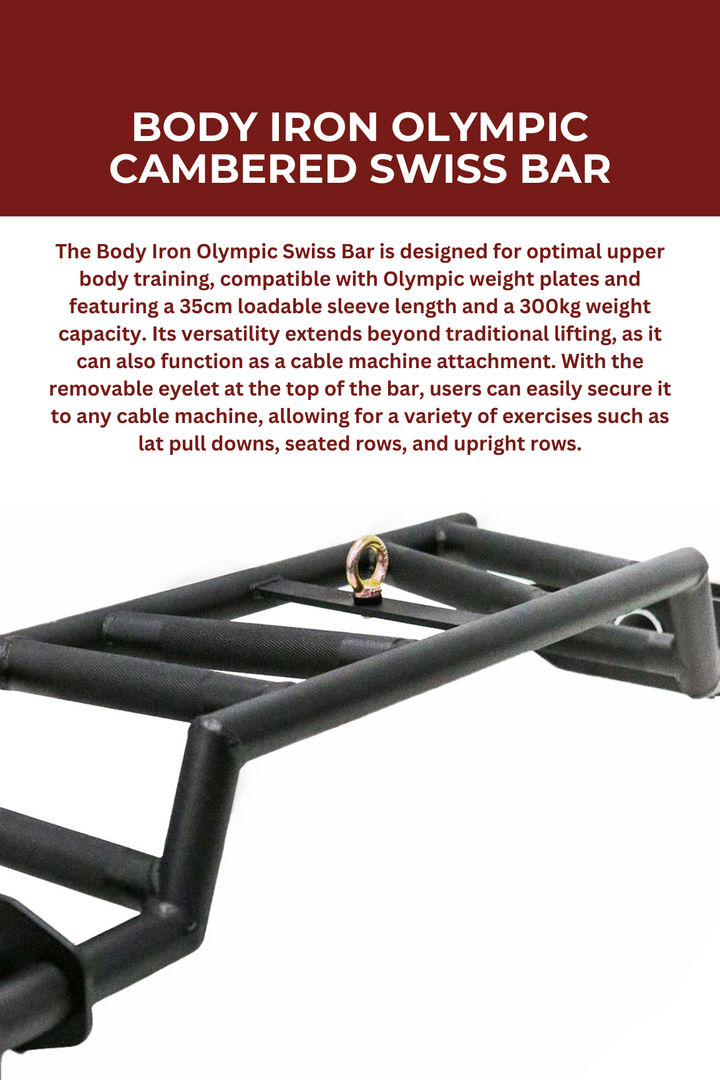 Body Iron Olympic Cambered Swiss Bar