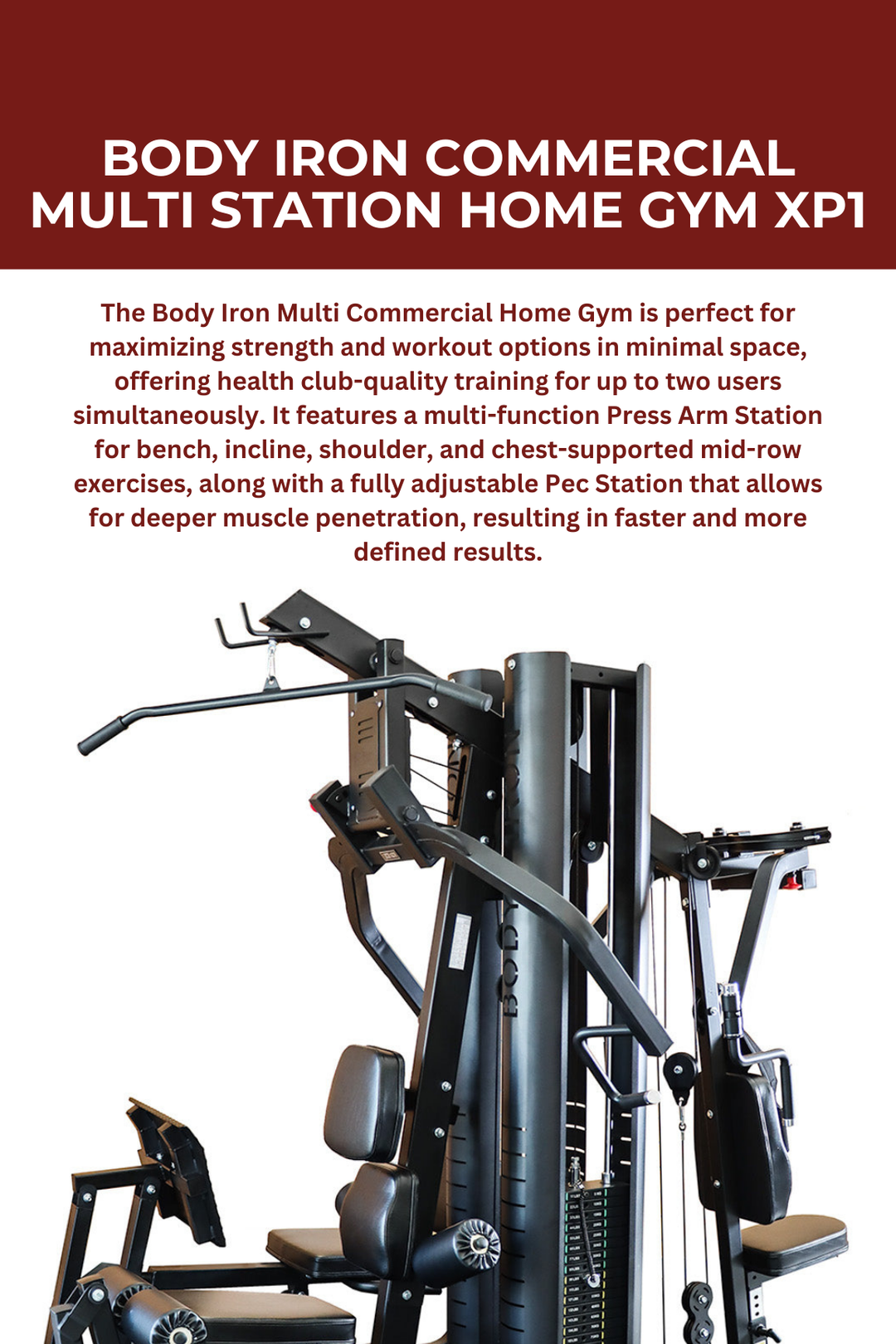 Body Iron Commercial Multi Station Home Gym XP1