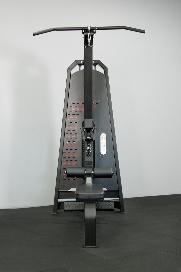 Body Iron Commercial Pro Elite Lat Pull Down / Low Row Machine