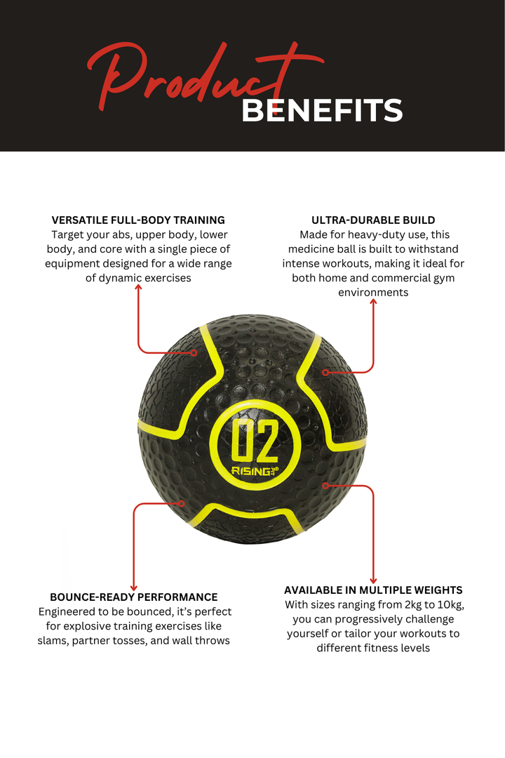 Body Iron Rising Pro Commercial Medicine Ball 2KG