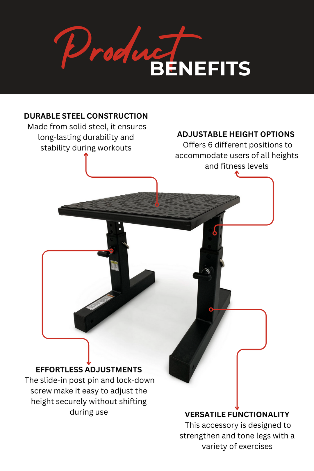 Body Iron Adjustable Squat Box