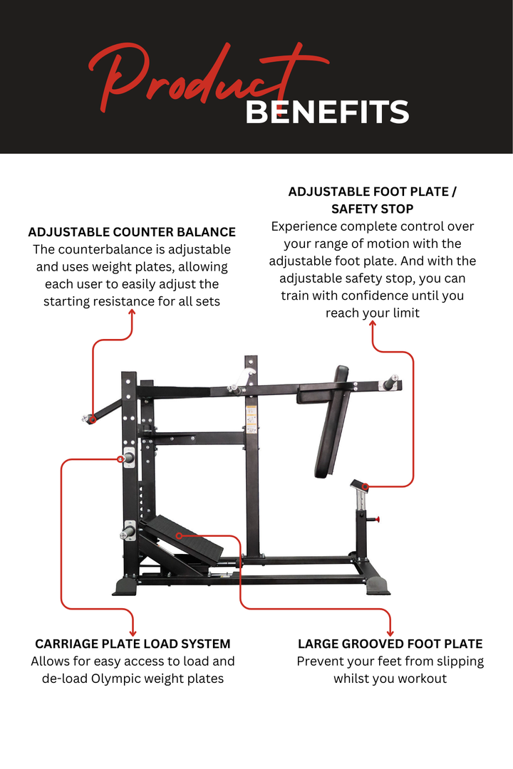 Body Iron Commercial Pendulum Squat Machine