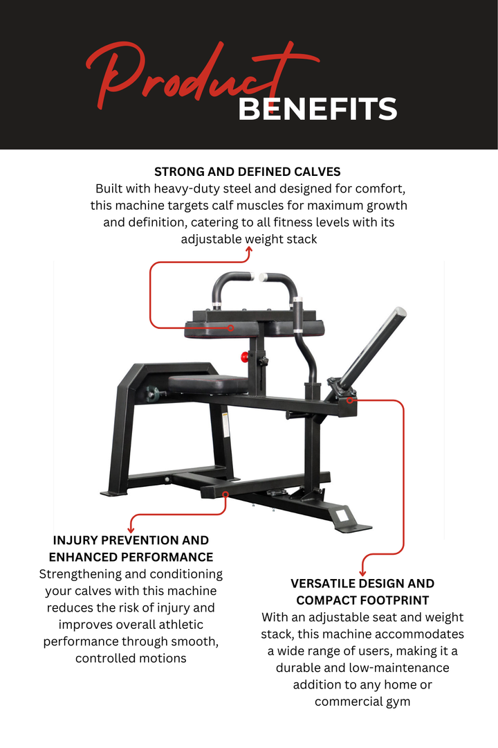 Body Iron Commercial Seated Calf Raise