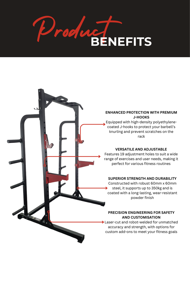 Body Iron Studio HR600 Half Rack