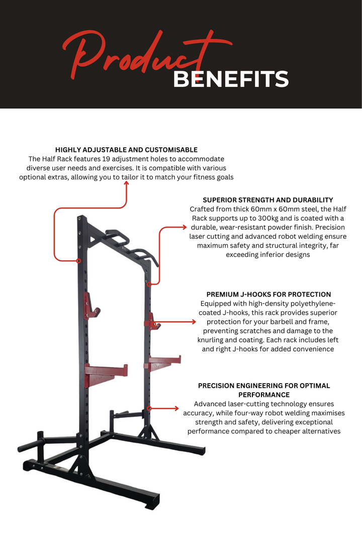 Body Iron Studio HR500 Half Rack