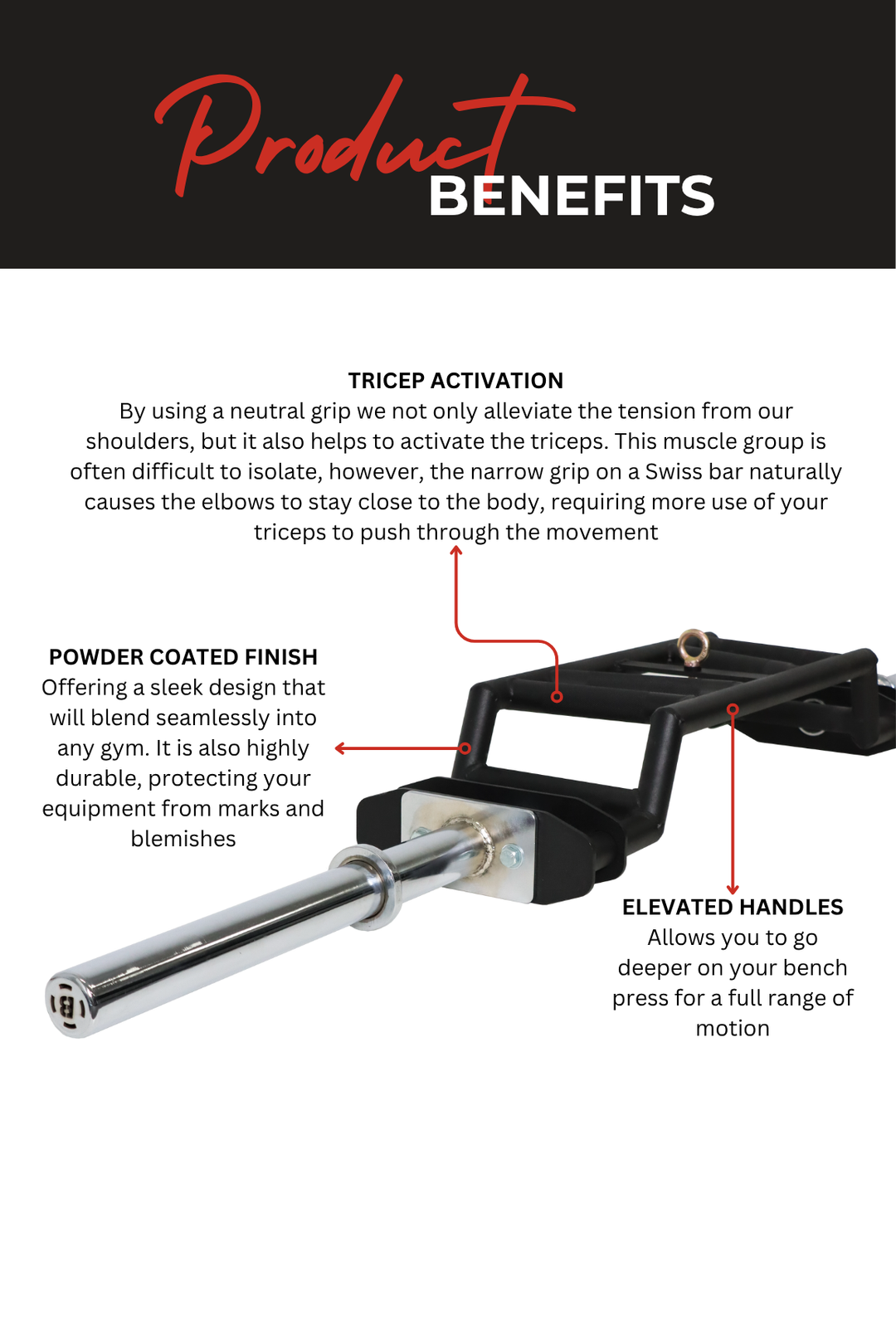 Body Iron Olympic Cambered Swiss Bar