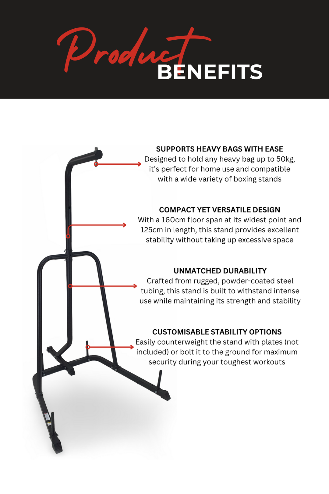 Body Iron Studio Boxing Stand