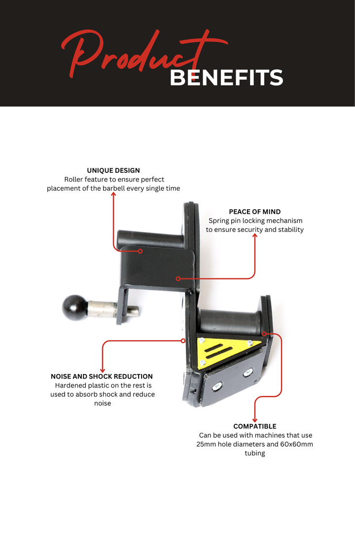 Body Iron Roller J Hooks 60x60mm