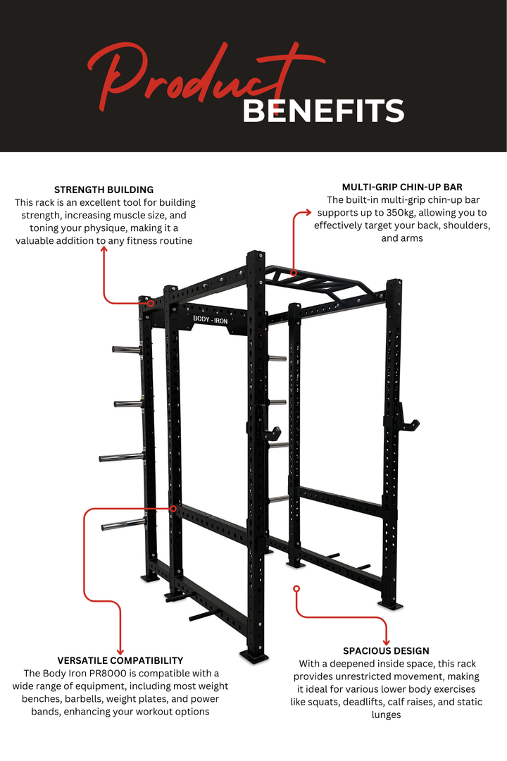 Body Iron Commercial Power Rack PR8000