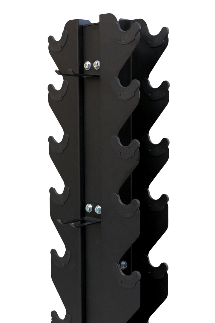 Body Iron Commercial Vertical Hex Dumbbell Rack 10 Pairs