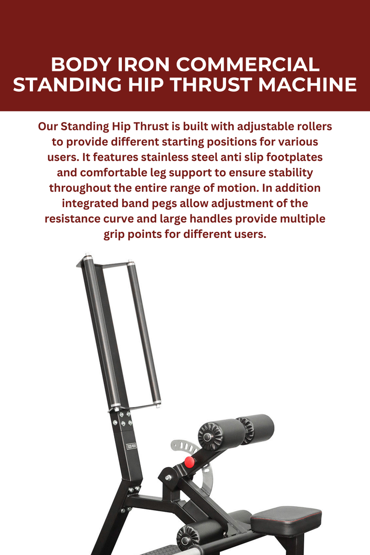 Body Iron Commercial Standing Hip Thrust Machine