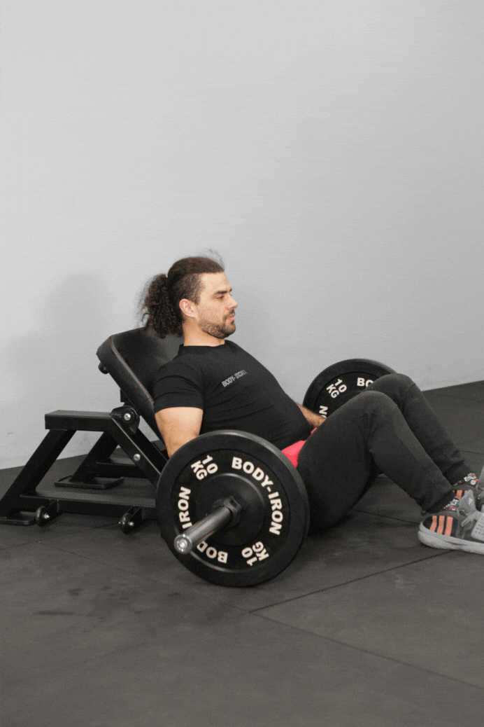 ม้านั่งฝึกกล้ามเนื้อสะโพกและก้น Body Iron Commercial GB200