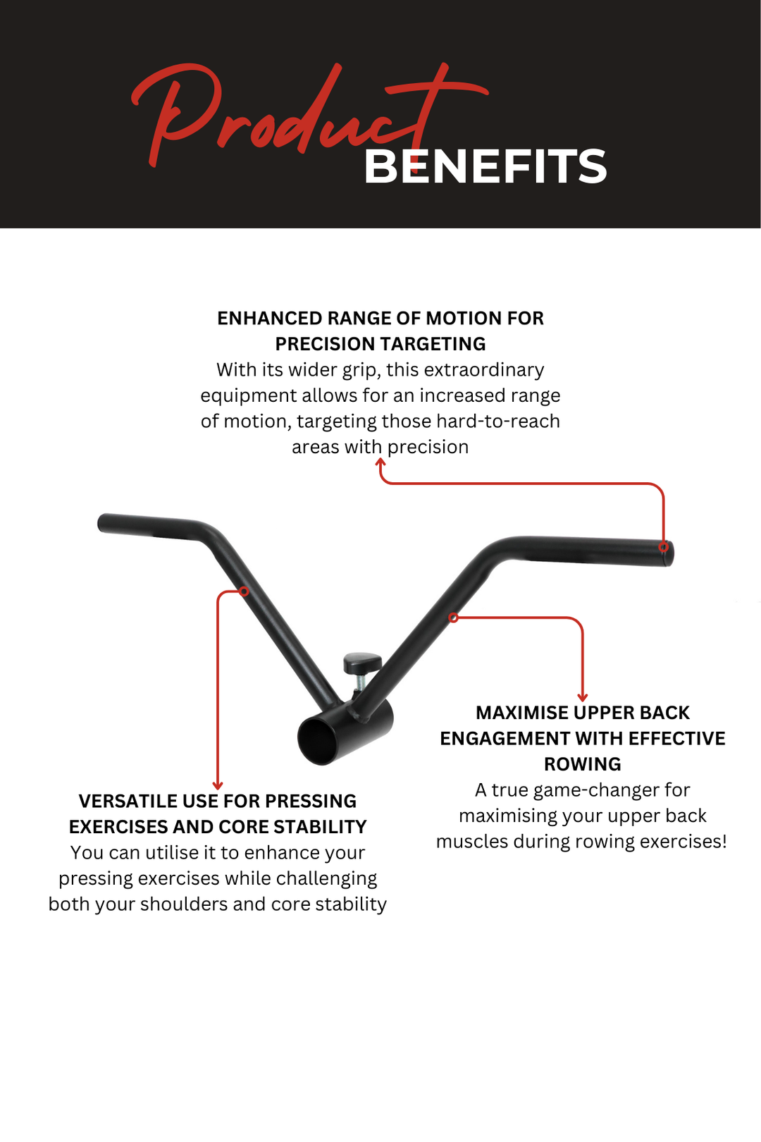 Body Iron T-Bar Row Attachment