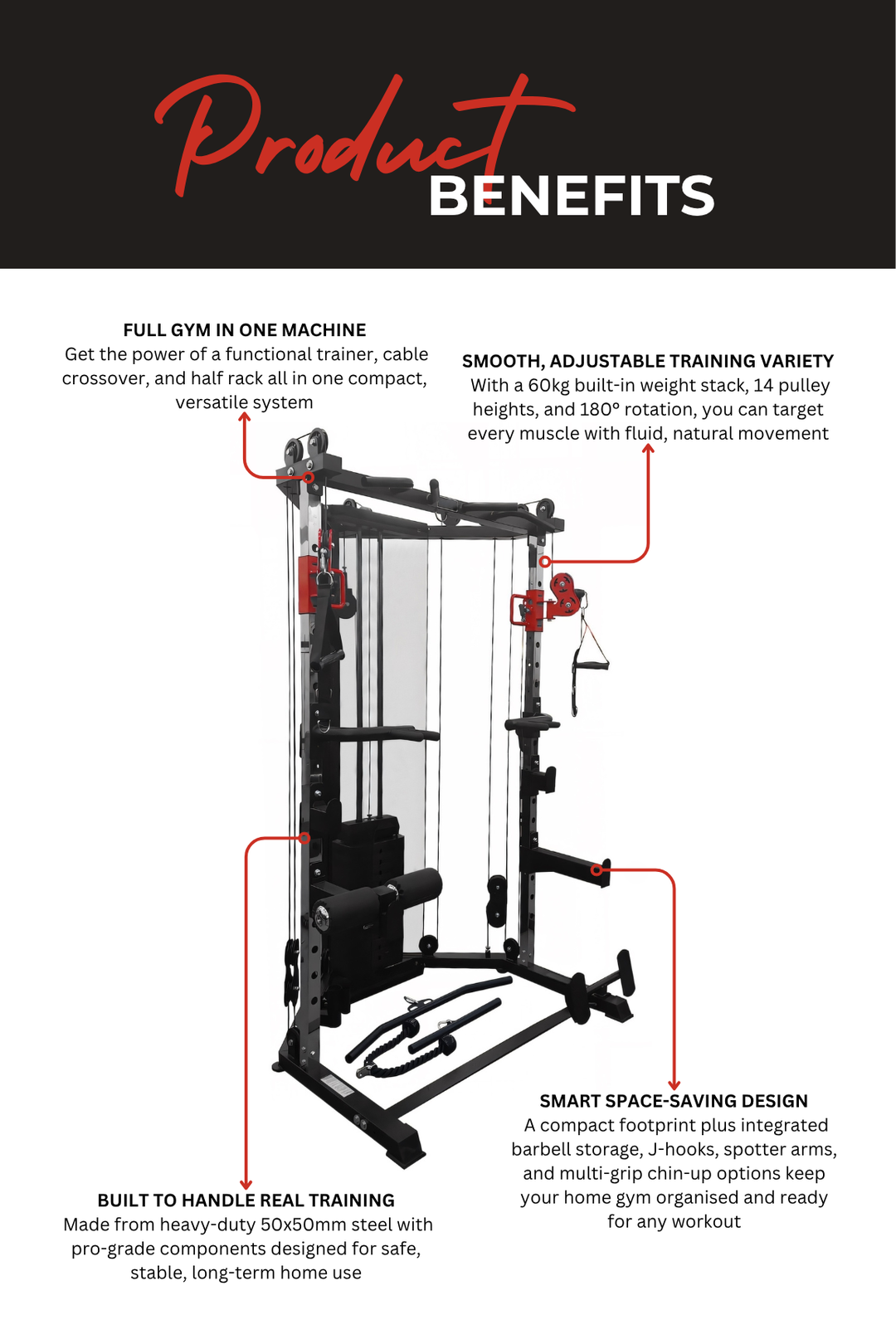 Body Iron Studio MFT100 Multi Functional Trainer