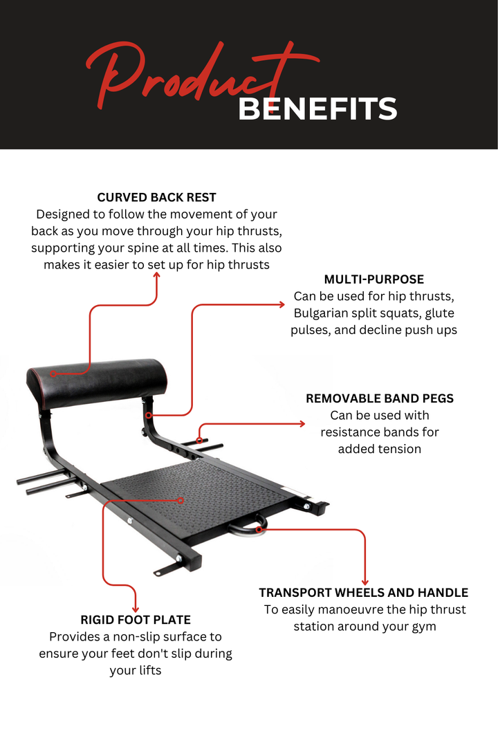 Body Iron Compact Hip Thrust Platform