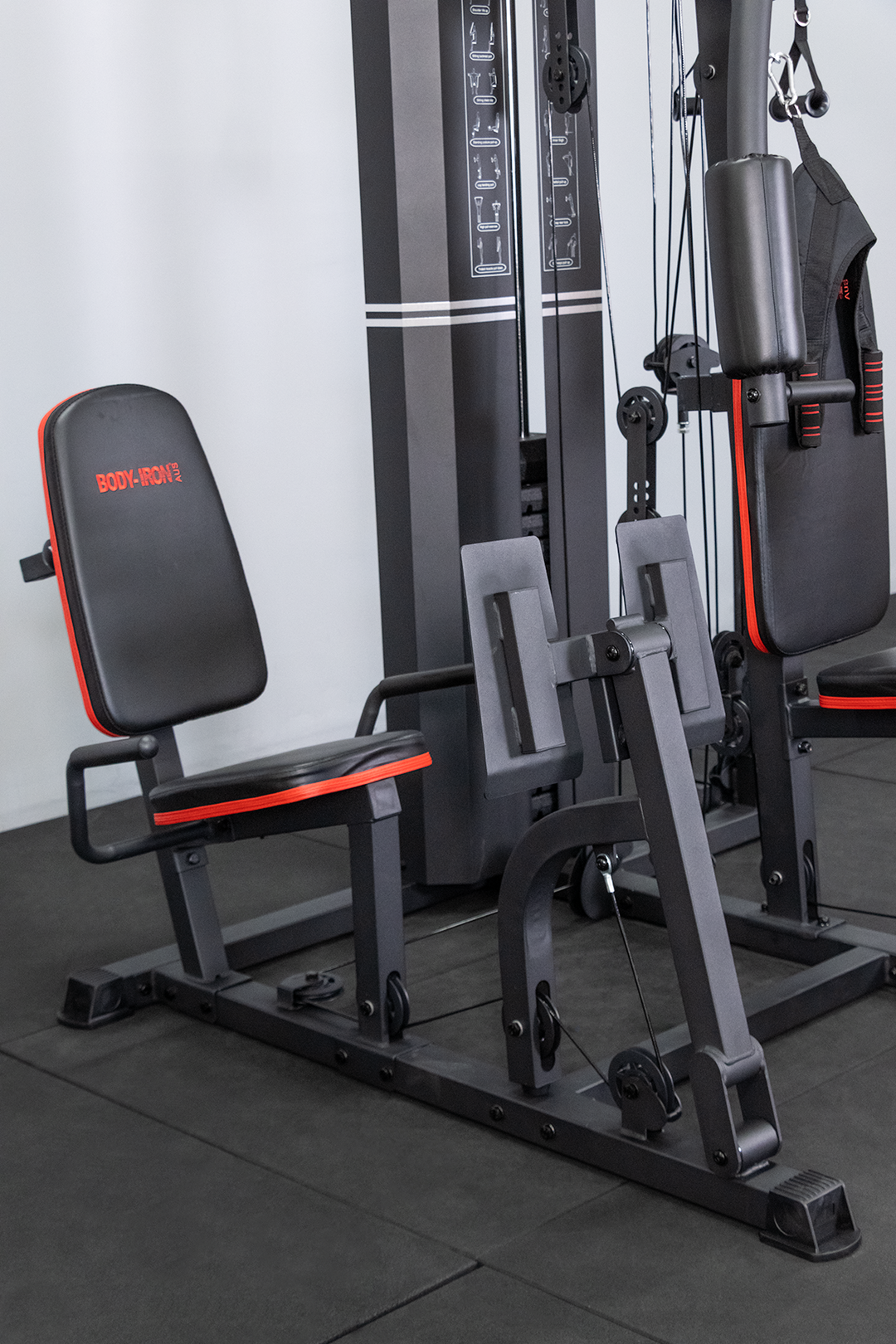 Body Iron Multi Station Home Gym With Leg Press BHG8000 + Adjustable Cable Station