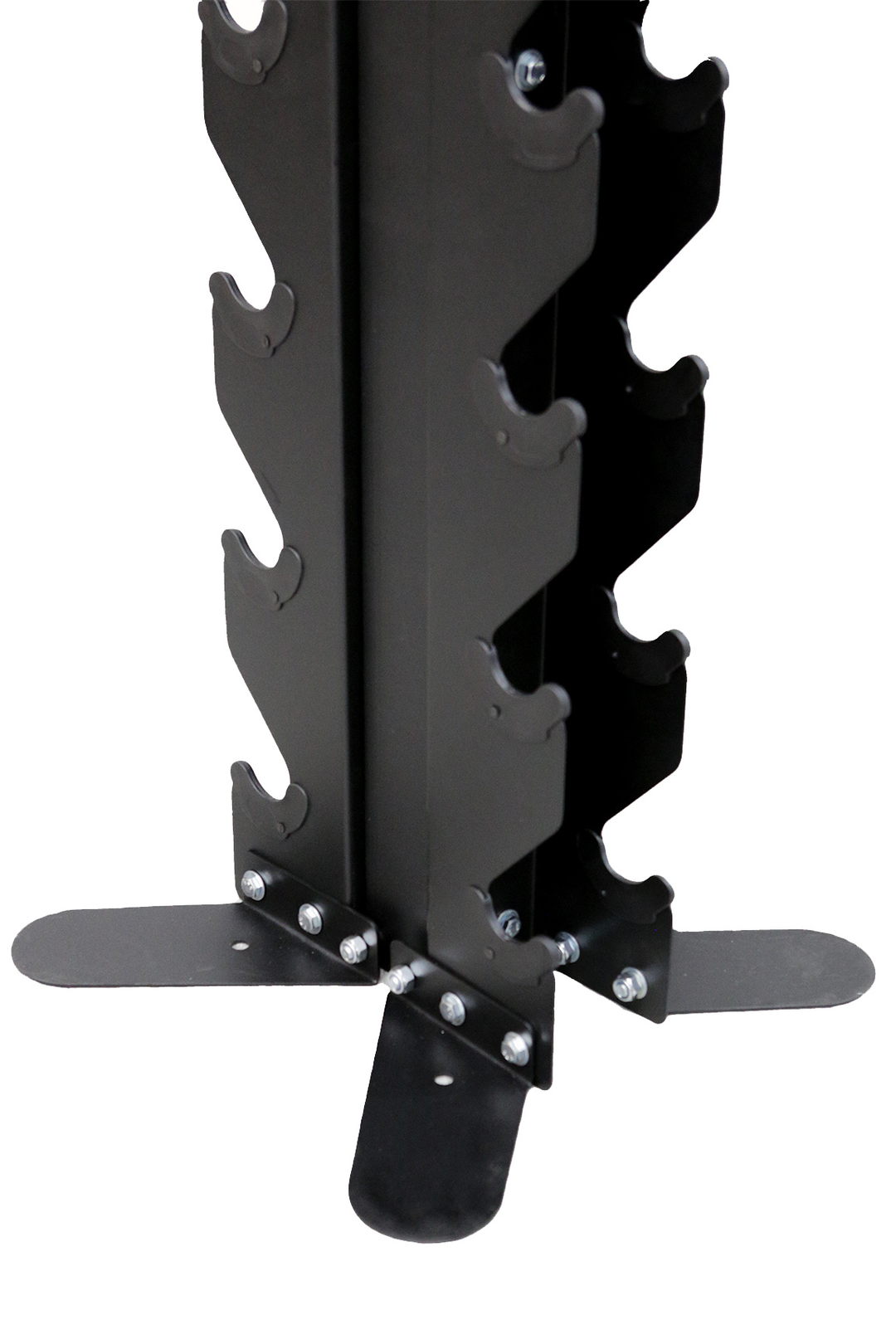 Body Iron Commercial Vertical Hex Dumbbell Rack 10 Pairs