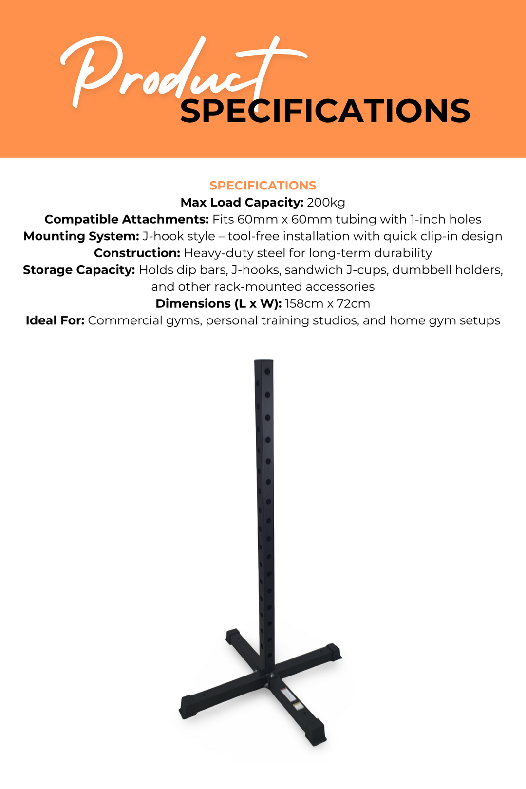 Body Iron Attachment Storage Tree 60mm X 60mm