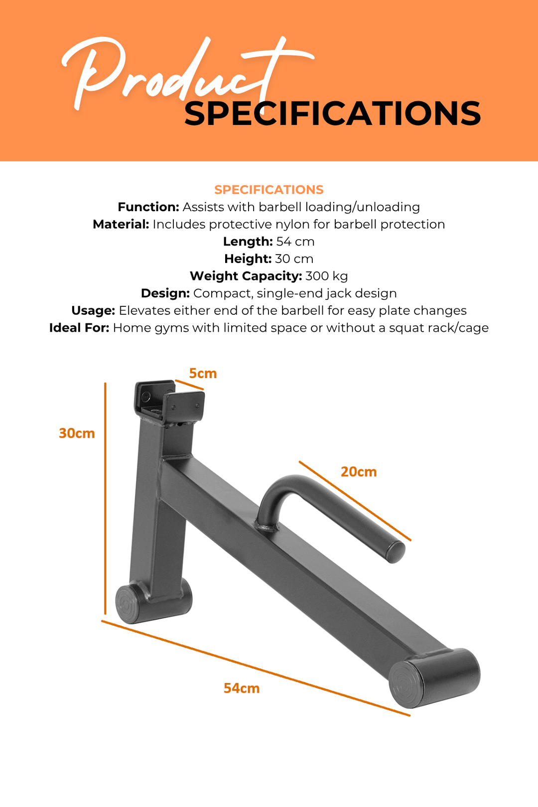 Body Iron Mini Dead Lift Barbell Jack